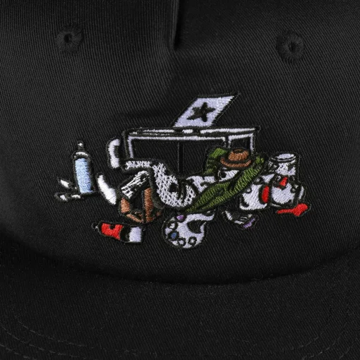 Pass~Port Lucid Dream Workers Cap - Black / Red