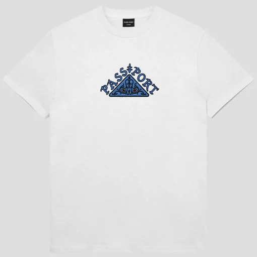 Pass~Port Manuscript Tee - White