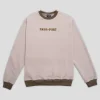 Pass~Port Official Contrast Organic Sweater - Khaki