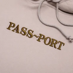 Pass~Port Official Contrast Organic Hoodie - Khaki