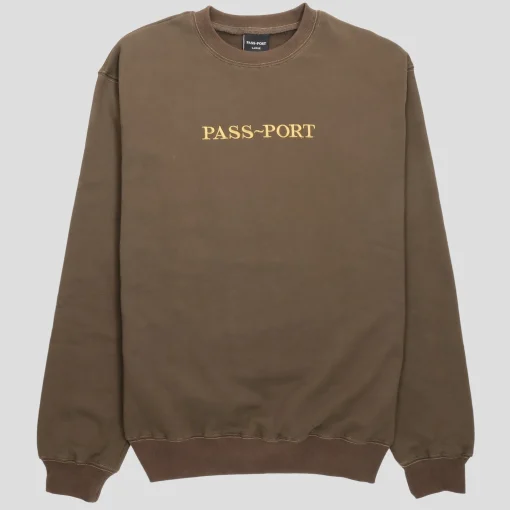 PASS~PORT "OFFICIAL ORGANIC" SWEATER CHOC