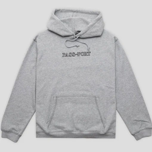 Pass~Port Official Organic Cotton Hoodie - Ash