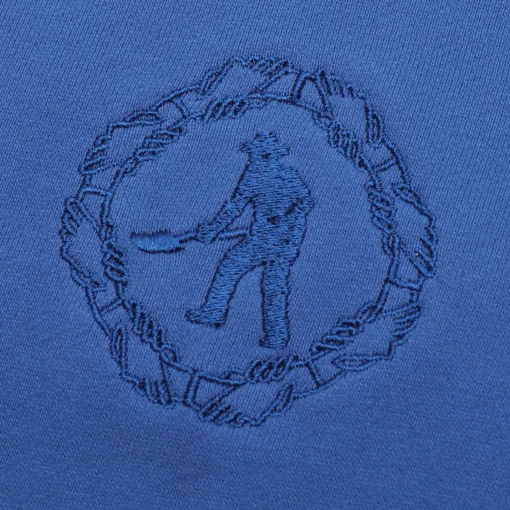 Pass~Port Organic Embroidery Sweater - Royal Blue