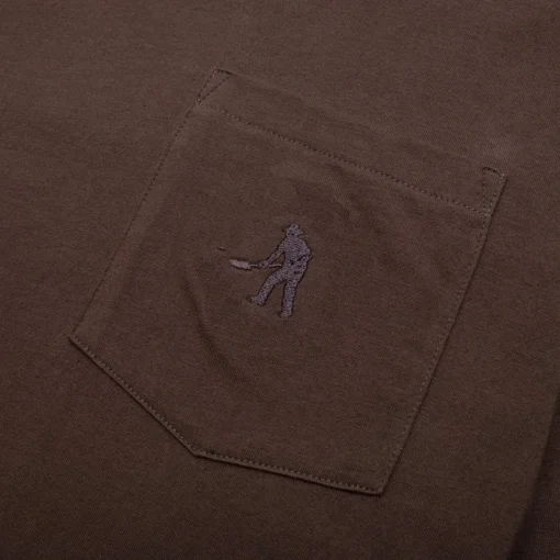 Pass~Port Organic Pocket Long-sleeve Tee - Bark
