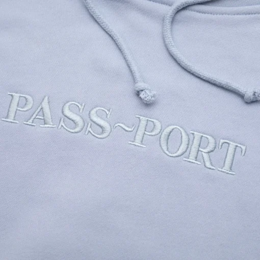 Pass~Port Organic Tonal Hoodie - Baby Blue