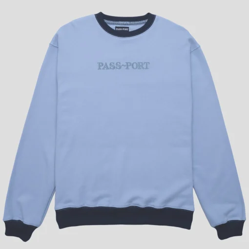 Pass~Port Organic Tonal Sweater - Baby Blue