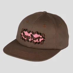 Pass~Port Pattoned Casual Cap - Bark
