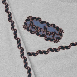 Pass~Port Pattoned Sweater - Ash