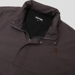 Pass~Port Pullover Lined Spray Jacket RPET - Dark Chocolate