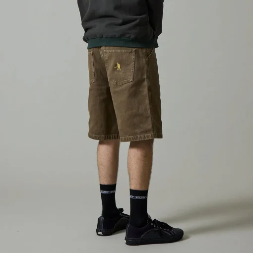 Pass~Port Quandong Workers Club Jean Short - Washed Brown