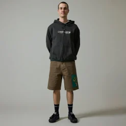 Pass~Port Quandong Workers Club Jean Short - Washed Brown