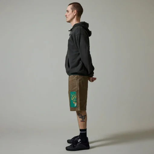 Pass~Port Quandong Workers Club Jean Short - Washed Brown