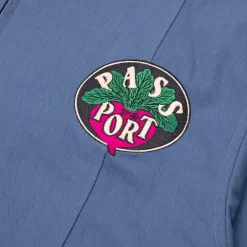 Pass~Port Radish Herringbone Workers Jacket - Harbour Blue