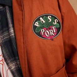 Pass~Port Radish Herringbone Workers Jacket - Harbour Blue