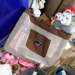Pass~Port Radish RPET Mesh Tote Bag - Brown