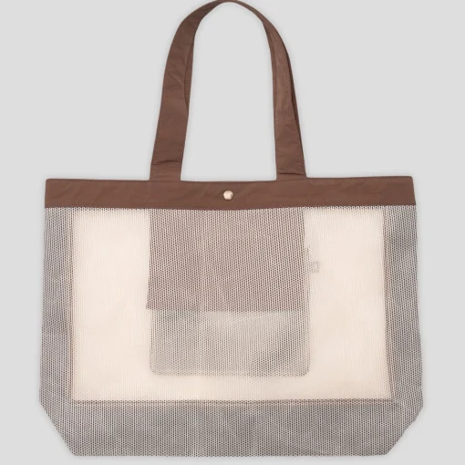 Pass~Port Radish RPET Mesh Tote Bag - Brown