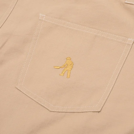 Pass~Port Ripstop Double Knee Diggers Club Short - Khaki