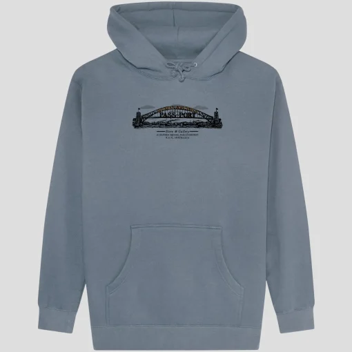 Pass~Port Store & Gallery Exclusive Sydney Harbour Hoodie - Alpine Blu