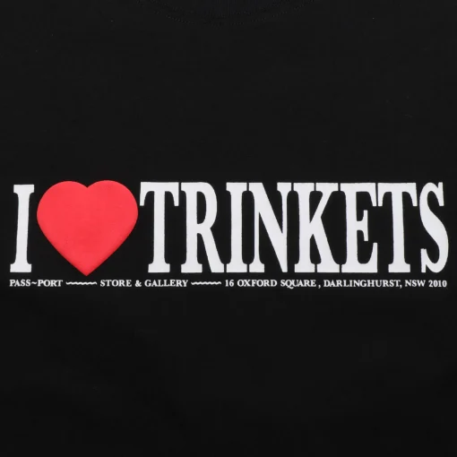 Pass~Port Store & Gallery Exclusive I Love Trinkets Tee - Black