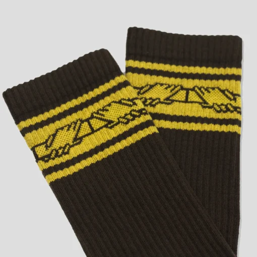 Pass~Port Store & Gallery Exclusive Inter~Solid Sox - Brown