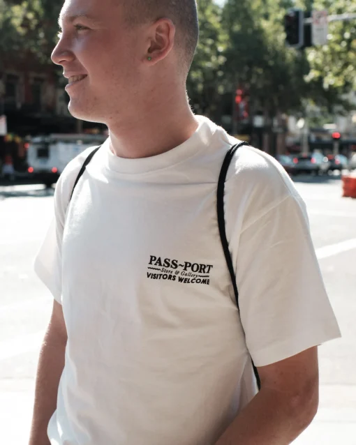 Pass~Port Store & Gallery Exclusive Welcome To Darlo Tee - White