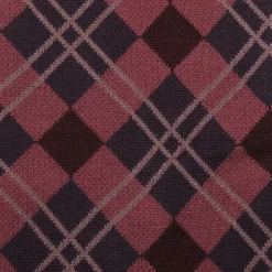 Pass~Port Thistle Scarf - Red Tartan