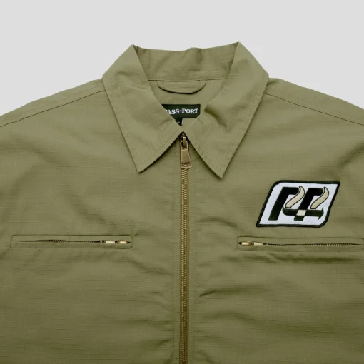 Pass~Port Transport Ripstop Delivery Jacket - Olive