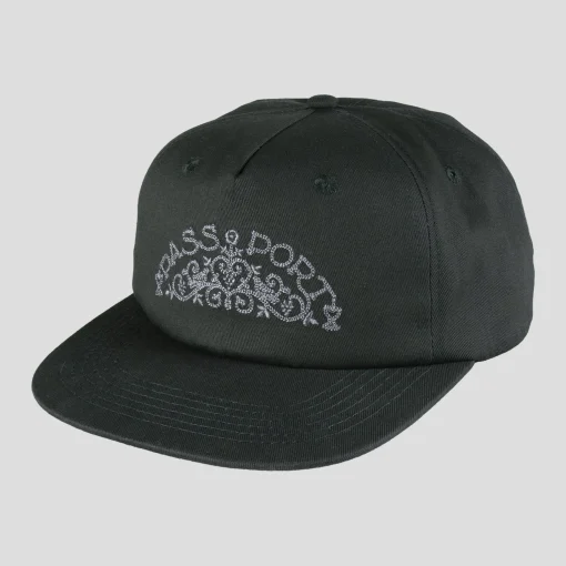 Pass~Port Vineyard Birds Workers Cap - Dark Elm