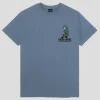 Pass~Port Wine Em' Tee - Stonewash Blue