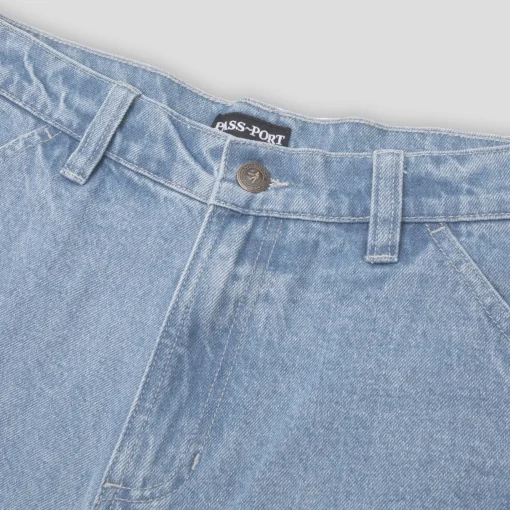 Pass~Port Workers Club Denim Jean - Washed Light Indigo
