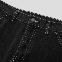 Pass~Port Workers Club Jean Pant - Faded Washed Black