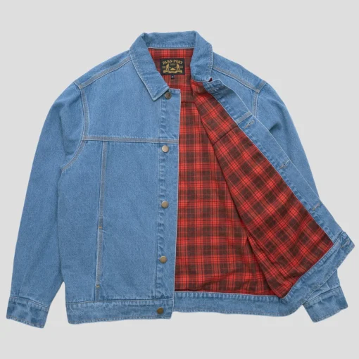 Pass~Port Workers Club Lined Denim Jacket - Washed Light Indigo
