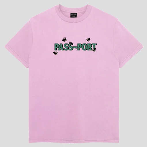 Pass~Port Wot Flies Tee - Light Pink