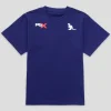 Pearls Skateboards Keel Tee - Deep Blue