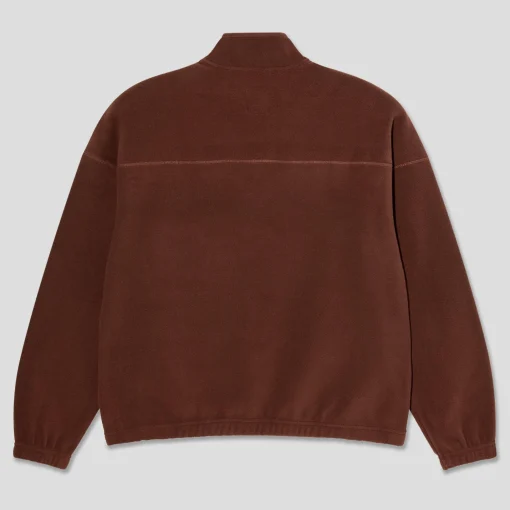 Polar Skate Co. Ivan Half Zip Sweater - Wine