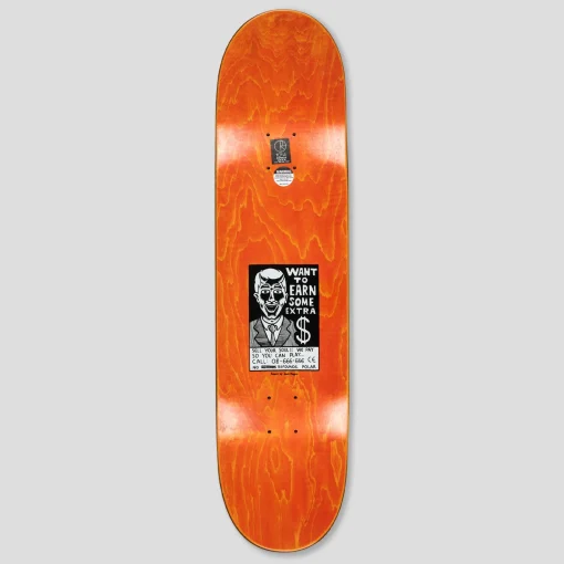 Polar Skate Co. Oskar Rozenberg Trust Veneer Deck - 8.25"