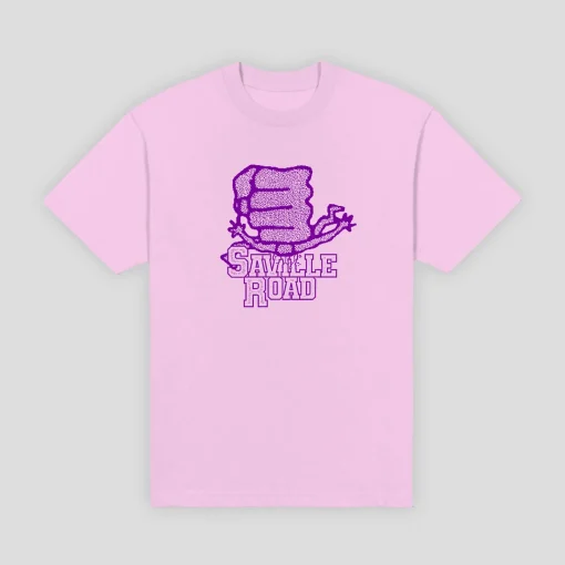 Saville Road Hammerfist Tee - Pink