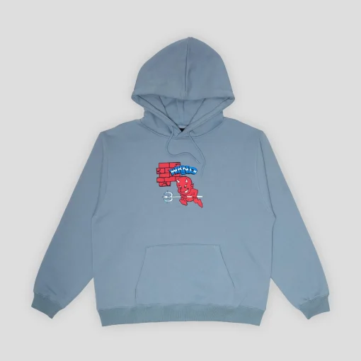 WKND Wingding Hoodie - Stone Blue